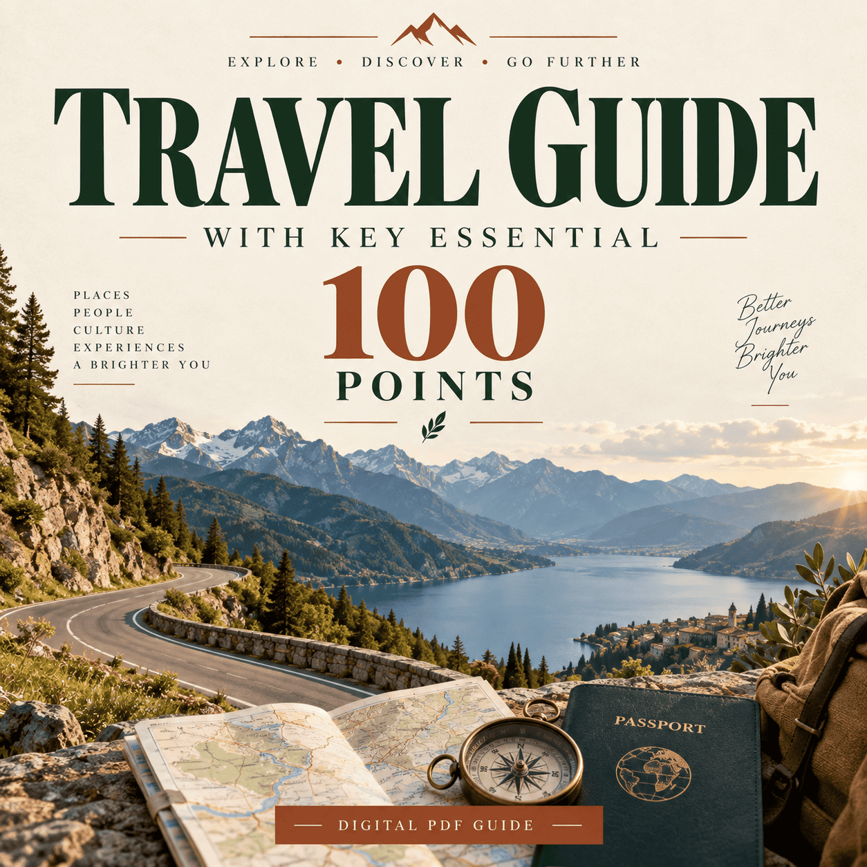 Travel Guide with Key Essential 100 Points
